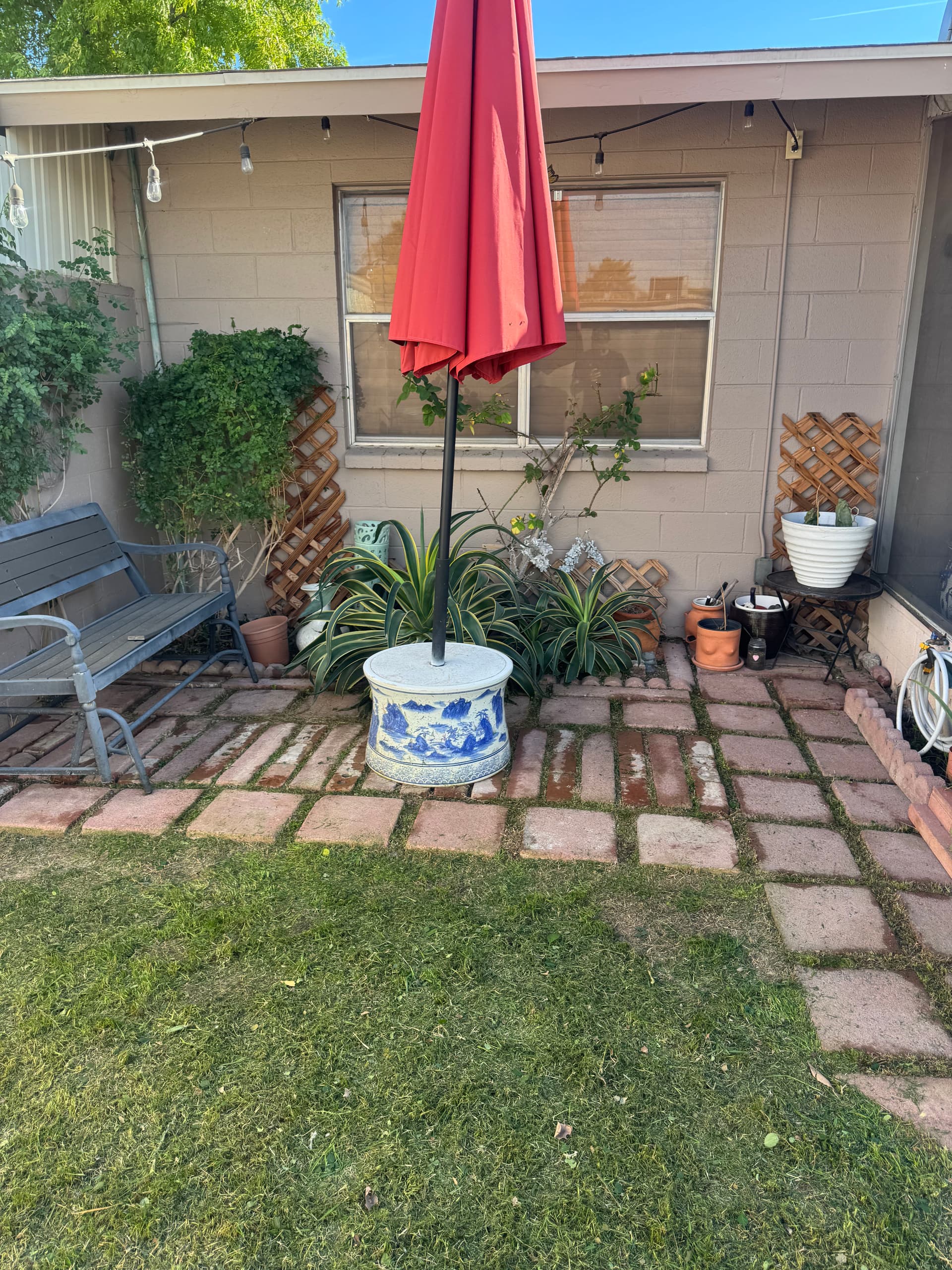 Gallery photos for Backyard Makeover with Lush Greenery and Cozy Patio: Image #3