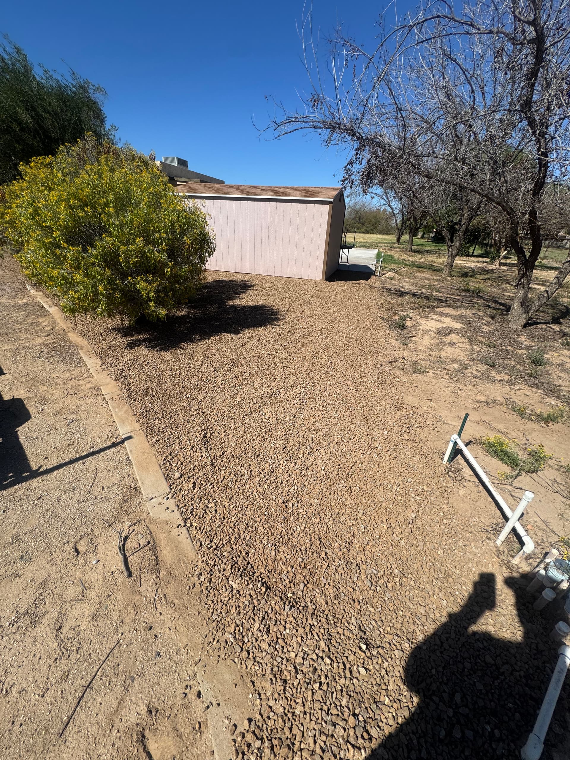 Gallery photos for Backyard Rock Installation and Expansion: Image #3