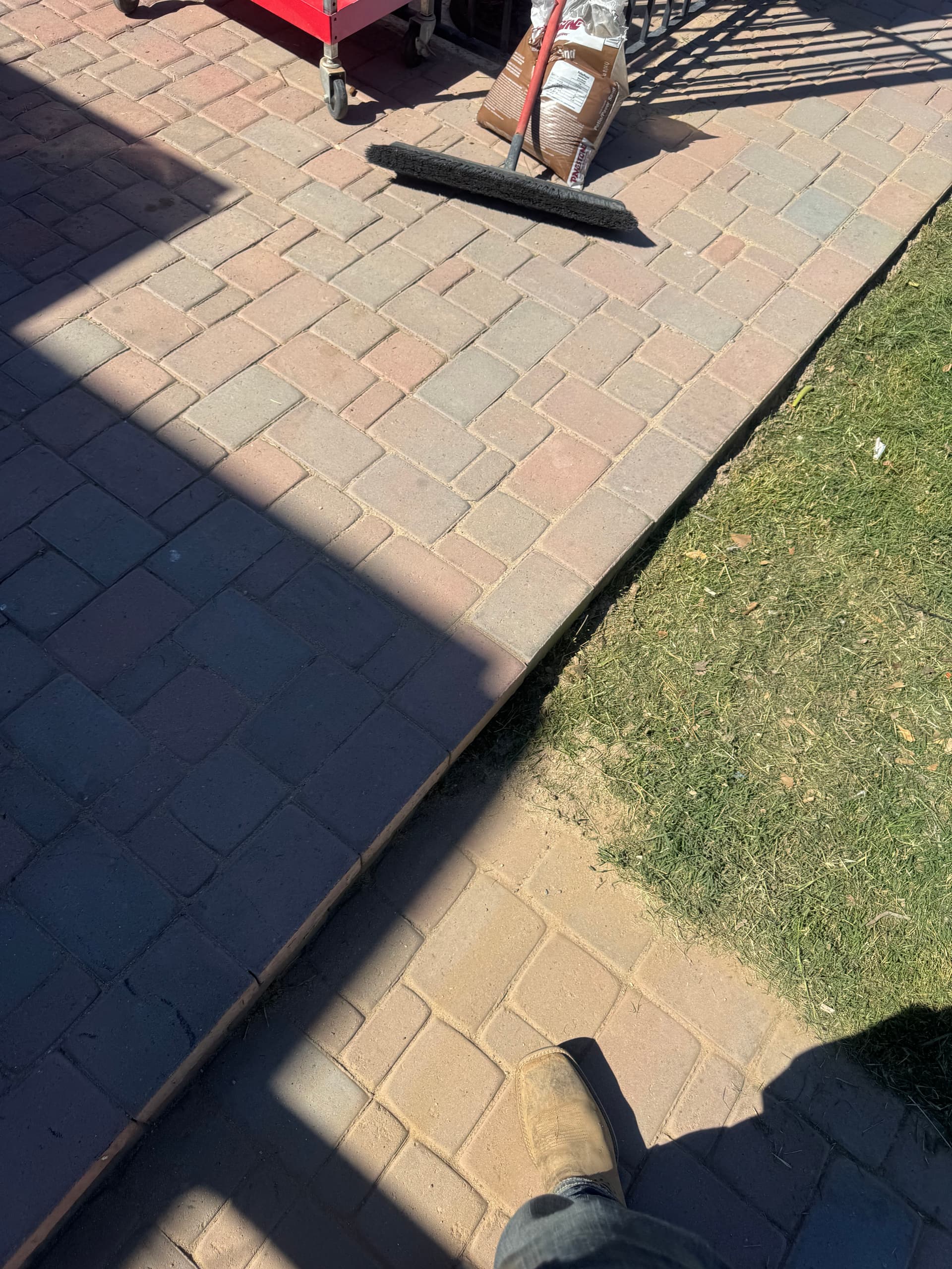 Gallery photos for Paver Repair Project: Solid Surface for Gatherings: Image #1