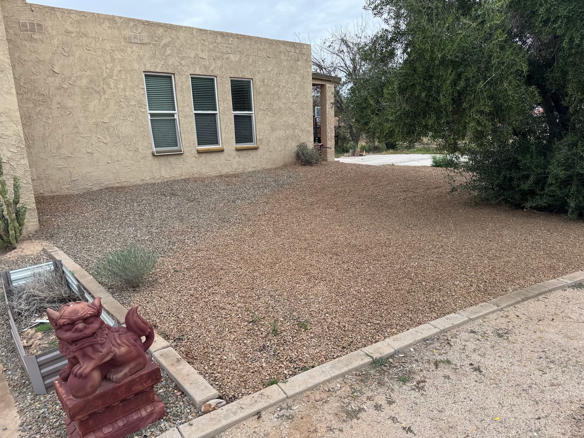 Gallery photos for Backyard Rock Installation and Expansion: Image #1